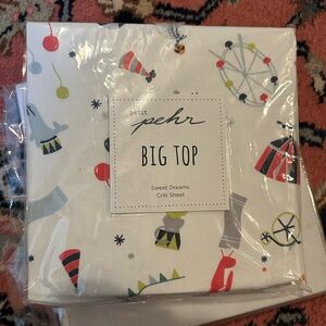 NWT Petit Pehr Big Top Crib Sheet